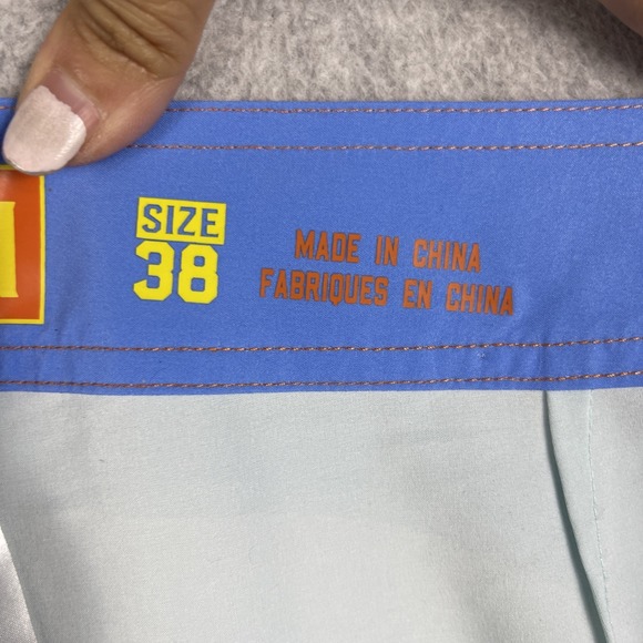 Sullen Art Collective Board Shorts Mens 38 Tattoo Graphic Aqua Orange Swim Surf - Picture 13 of 13